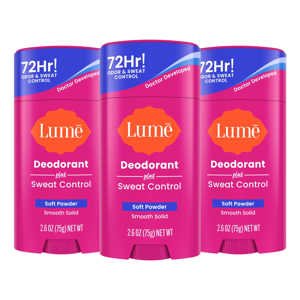 Lume Sweat Control Solid Deodorant Soft Powder
